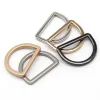 Hengc 30mm 40mm D Dee Ring Metal Buckles LAP WEB för läderbälteskor Väskor Plagget Big Sy Accessory Diy Crafts Wholesale