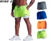 Running Shorts Männer Sport Track and Field Schnell trockene Doppelschichthose Antiexposition Cycling Fitnesstraining3817235