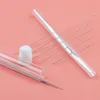 DIY KIT 1 SET 10st Big Eye Curved Open Beading Needles For Pärlor Pärlor Trådning av elastiska strängsladdsmycken Makande verktyg
