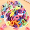 100pcs diameter 2cm Kids Elastic Hairbands Baby Girl Hair bands Headband Rubber Hair Tie Scrunchies Headwear Ponytail Holder