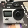 Kamera 4K Sport Action Camera Wifi Çift Ekran 12MP Kask Kamera 30m GO Su Geçirmez Pro Spor DV 170 Geniş Açılı Spor Kamera