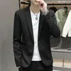 Мужские костюмы 2024 Высококачественная красивая корейская версия костюма Мужчина молодое алмазное маленькое платье Single West Coat m-4xl