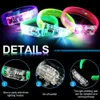 LED Rave Toy Light Bracelet Support Direct Absosphere Props Bar Bungee Disco KTV Flash Bracelet Fluorescent LED Night Run 240410