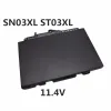 Batterijen SN03XL ST03XL -laptopbatterij voor HP EliteBook 820 G3 G4 725 G3