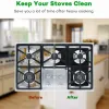 Stove Burner Cover Reusable Foil Cover Gas Stove Protector Non-Stick Stovetop Burner Sheeting Mat Clean Liner For Kitchen