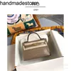 Borse in pelle KL Designer Gaoding Borsa Womens Seconda generazione Mini Crocodile Pattern Womens Bullo Cowhide Borsa