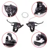 Hot EF51-7 /EF51-8 Mountain Bike Bike Lever Shifter Set in lega di alluminio 3x7 /3x8 Accessori per bici da bici da cambio velocità