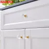 Naierdi 30 mm Colorful Crystal Gird Knobs Handles Armoire Crystal Ball Coupboard tire les boutons du tiroir