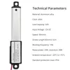 DC12V 32N 전기 선형 액추에이터 30mm/s 속도 30mm 50mm 100mm 스트로크 미니 선형 액추에이터 선형 모터 드라이버 스마트 모터