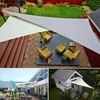 Oxford Net Garden Twning Fabric Triangle Sail Sail Gazebo House Sombra Tampa de lona Plugue piscina piscina Sun Patio