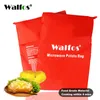 Walfos 5/10pcs洗えるマイクロ波ポテトバッグオーブン用クイック高速蒸気ポケット4分間の簡単な調理