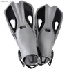 Acessórios de mergulho Profissional Scuba Diving Fins Sapatos de natação ajustáveis adultos Sapatos de mergulho de silicone Sapatos de mergulho único y240410