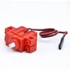 4pcs Grey Orange Geek Servos Red Gear Motor avec fil compatible avec LEGO pour le kit de bricolage programmable