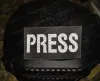 Appuyez sur IR Patch Infrared Reflective Emblem Tactical Badge Media Journalist correspondant Reporter Appliques