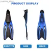 Dykningstillbehör Professionell Vuxen Flexibel och bekväm TPR Anti Slip Swimming Divs Fins Gummi Uppblåsbar Simning Flip Water Sports B Y240419 E1W3