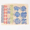 1pcpottery ceramika gliniana papierowa glazura glazura podkładu kwiatowa Jingdezhen niebieska i biała porcelanowa aplikacja 54x37cm