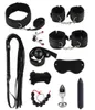 NXY SEX Volwassen speelgoed TOETS KITS SM PRODUCT BDSM Bondage Nylon Plush Handboeien Whip Gag Metal Anal Plug Vibrator Shop voor 04113924302