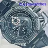 AP Movement Orologio da polso Epic Royal Oak Offshore Series 26165 War Survivor Black Ceramic/Titanium Material Materiale da uomo.