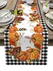 Ringraziamento Fallie di zucca Fallen Foglie cadute Table Runner Luxury Hotel arredamento per matrimoni Cover per tavolo da tavola per tavolo da tavolo