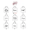 Matrimonio personalizzato Mrs Burlap tote bot da sposa festa da sposa sacca da spiaggia retrò damigellatta tote bag -bag uguali letterario semplice regalo