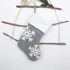 1pc bas de Noël porte-arbre ornements de cerf sacs de cerfs sacs de Noël présente les décorations d'enfants chaussettes d'art mur