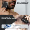 Trimmers Trimmer à barbe et rasoir à barbe deux en un cadeau de Noël pour hommes Full Corps Tobsnming Usb Charges Mini Shaver Hair Trimmm