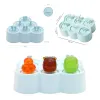 6 trous Animaux créatifs Maker de crème glacée Popsicle Silicone Moule Aliments Food Grade Ice Cream Silicone Moule