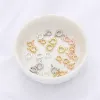 1pcs Gold Silver Plated Brass Gold Round Claw Spring Clasps Hooks for Bracelet Necklace Connectors DIY Jewelry Making Supplies