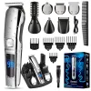 トリマーkemei pro oll in one Hair Trimmer Kit Face Body Grooming Beard Hair Clipper Men Trimer Electric Hair Coting Machine