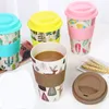 Bamboo Eco Travel Mug/Cup ، قابلة لإعادة الاستخدام والبامبو الخيزران Coffee Cuffee Cupo