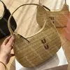 Designer Mulheres Bolsas tecidas Carta clássica Palha de palha de saco de lazer Bolsa de verão de alta qualidade Ladies Crossbody Beach Bag