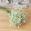 50 cm Gypsophile Fleurs en plastique artificiel Babies Breath Wedding Home Room Decor Fake Floral Table Centorpiece ARANGE