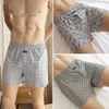 Grote onderbroek Pyjama Bottoms Thuis Home High Taille Allo Pants Plus Size Boxer Slips voor mannen katoenen broeks All Highwaisted Boxers 240410