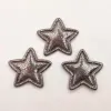 100pcs 2,5 cm de paillette star acolchoado apliques para roupas de costura de roupas decoração de arco de cabelo diy