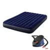 Airbed House House Outdoor Pojedyncze podwójne łóżko powietrza plus zagęszczone niebieskie składane nadmuchiwane wygodne materac