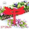 Xicc Big Size 20cm Dragonfly Tjock Non-Woven Polyester Wool Felt Fabric School Classroom Kid Handmased Gift Doll Diy Hanging Work