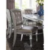 Meubles de salle à manger, plans à manger, table à manger exquise et chaises rembourrées, chaise de conception de style luxe léger moderne