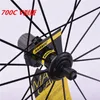 700 ° C Aksium Race Road Bike Rad Bicycle Wheelset Bicycle Felgen Teile Wheelset