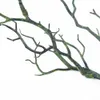 乾燥した木の装飾ピーコックコーラルブランチプラスチック魔女ディーアントラーヘッドバンドアクセサリー人工植物結婚式の装飾