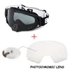 Pochromic Motocross Glasses Goggles Off-Road Helmet UV400 MX Goggle Dirt Bike DustProof Racing Glasses Eyewear Helmets Goggle240328