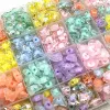 30pcs 15mm Matte/trasparenza/AB Colore perle a farfalla acrilica perle sciolte perline per distanziali per gioielli che producono braccialetti fai -da -te accessori