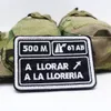 Liberwood 500m A Llorar A la Lloreria brodé Patch Spain Fag Tactical Spanish Badge Applique