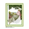 Fairy Series Printed Cross Stitch Kit 11CT Stamped 14ct Counted Canvas Fabric Needle and Thread Thread Brodery Diy Sy Set present