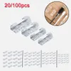 20 / 100pcs Organisateur Cable Clips Manager Fixed Wire Striders Plastic Plamps Organizer Cordon Bureau Tidy Wire Charger Gestion