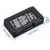 1 PC Mini reloj de automóvil Auto Truckboard Tiempo Conveniente Soporte autoadhesivo Durante Reloj Electrónico Reloj Erectivo para automóvil