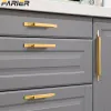 Гардероб золотой ручкой кухонный шкаф ручка алюминиевого сплава