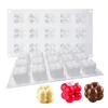 Large 15/6 Cavitys Bubble Cube Candles Aromatherapy Silicone Mould Mousse Cake Molds 3D Chocolate Hand-made Soap Tool Food Grade