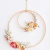 5pcs 9-30 cm Catcher Ring Wood Bamboo Circle Broderie Cerceau DIY Art Artisanat suspendu Fleur Fleur Party Party Couronne de couronne