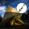 10pcs Mini Snap Hook Spring Hanging Buckle Carabiner Clip Paracord Lanyard Keychain Clasp Outdoor Camp Backpack DIY Accessories