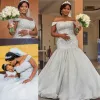 Abiti da sposa lussuosi 2024 Dubai africano fuori spalla per palle da sposa abiti da sposa per la sirene